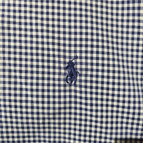 RALPH LAUREN Performance Checkered Polo Button Down Shirt - 3XB - Picture 5 of 7